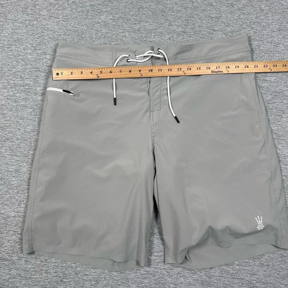 Driftline Original Drifties Board Shorts Mens 40 Gray Neoprene Lined Surf